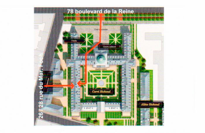 Plan-acces-au-cabinet-dentaire-Richaud-Versailles-78